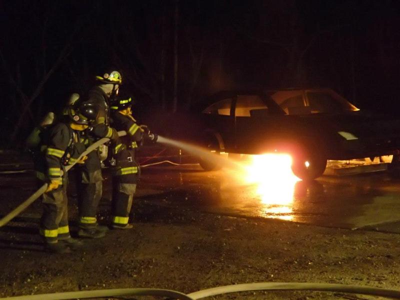 CFA - car fire training