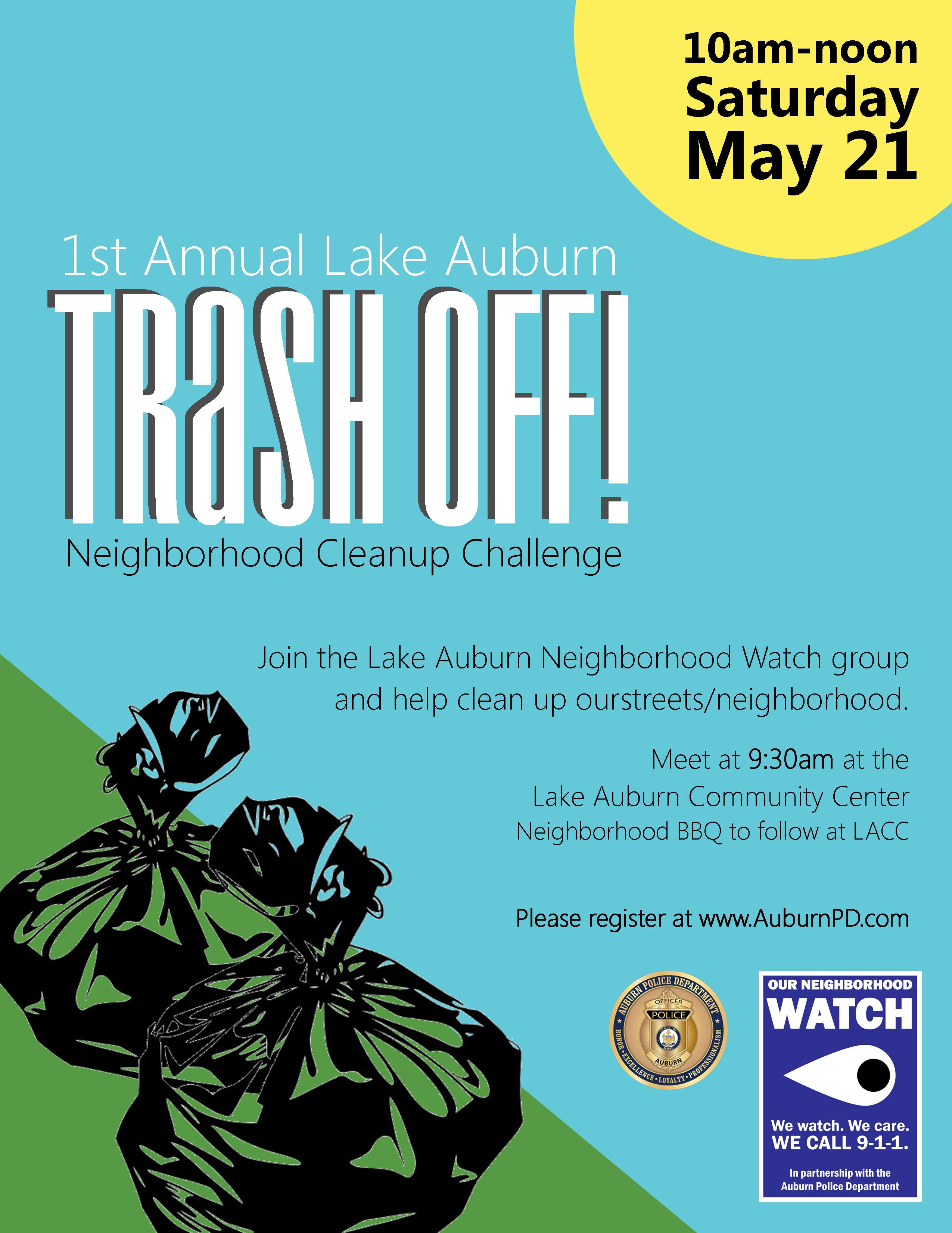 news post detail community clean up flyer